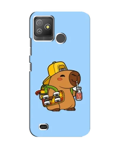 Чехол для TECNO Pop 5 GO с картинкой «Капибара на скейте» Чехол для TECNO Pop 5 GO с картинкой «Капибара на скейте»