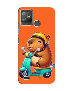 Чехол для TECNO Pop 5 GO с картинкой «Капибара на скутере» Чехол для TECNO Pop 5 GO с картинкой «Капибара на скутере»