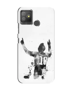 Чохол для TECNO Pop 5 GO з картинкою «Чорно-білий силует Мессі» Чохол для TECNO Pop 5 GO з картинкою «Чорно-білий силует Мессі»