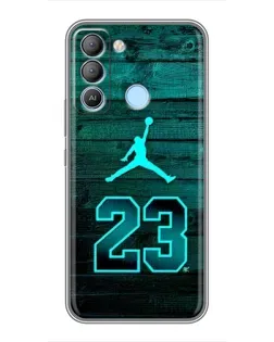 Чохол для TECNO Pop 5 LTE з картинкою «Jordan Cyan 23»