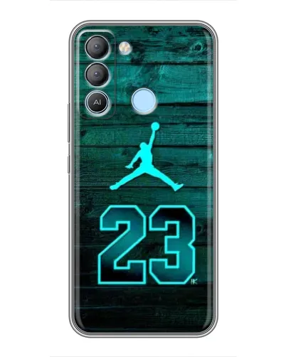Чохол для TECNO Pop 5 LTE з картинкою «Jordan Cyan 23» Чохол для TECNO Pop 5 LTE з картинкою «Jordan Cyan 23»