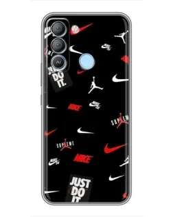 Чохол для TECNO Pop 5 LTE з картинкою «Nike Mix Pattern»