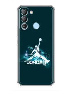 Чохол для TECNO Pop 5 LTE з картинкою «Jordan Blue Fire»