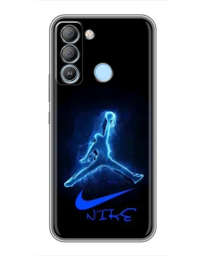 Чохол для TECNO Pop 5 LTE з картинкою «Jordan Neon Blue» Чохол для TECNO Pop 5 LTE з картинкою «Jordan Neon Blue»