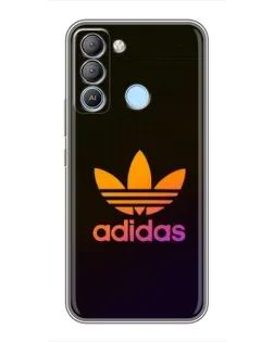 Чохол для TECNO Pop 5 LTE з картинкою «Градієнт Adidas»