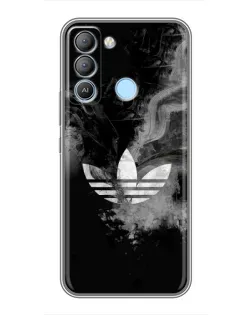 Чохол для TECNO Pop 5 LTE з картинкою «Абстрактний дим Adidas»