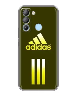 Чохол для TECNO Pop 5 LTE з картинкою «Оливковий градієнт Adidas»