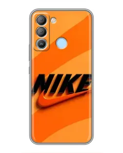Чохол для TECNO Pop 5 LTE з картинкою «Помаранчевий драйв Nike»
