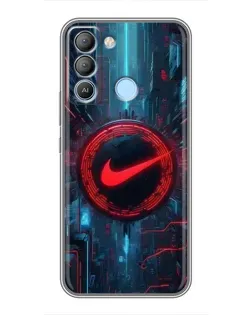 Чохол для TECNO Pop 5 LTE з картинкою «Техногенний стиль Nike»