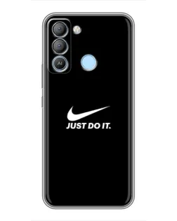 Чохол для TECNO Pop 5 LTE з картинкою «Мінімалізм від Nike»