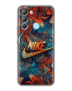 Чохол для TECNO Pop 5 LTE з картинкою «Nike в абстракції»