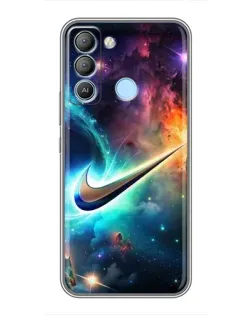 Чохол для TECNO Pop 5 LTE з картинкою «Космічний Nike Swoosh»