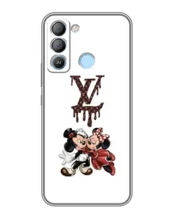 Чохол для TECNO Pop 5 LTE з картинкою «LV та Міккі Маус»