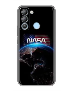 Чохол для TECNO Pop 5 LTE з картинкою «Земля з космосу NASA»