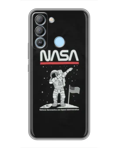 Чохол для TECNO Pop 5 LTE з картинкою «NASA — крокуємо по Місяцю» Чохол для TECNO Pop 5 LTE з картинкою «NASA — крокуємо по Місяцю»
