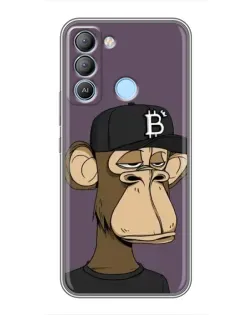 Чохол для TECNO Pop 5 LTE з картинкою «Bored Ape в кепці»