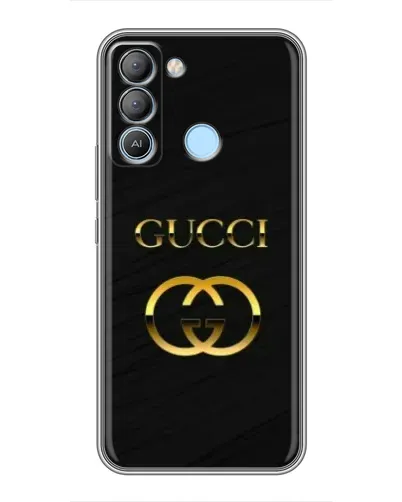 Чохол для TECNO Pop 5 LTE з картинкою «Золотий логотип Gucci» Чохол для TECNO Pop 5 LTE з картинкою «Золотий логотип Gucci»