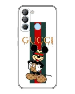 Чохол для TECNO Pop 5 LTE з картинкою «Міккі Маус Gucci — смуги»