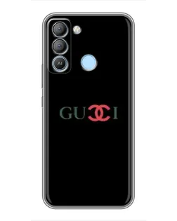 Чохол для TECNO Pop 5 LTE з картинкою «Gucci — червоний градієнт»