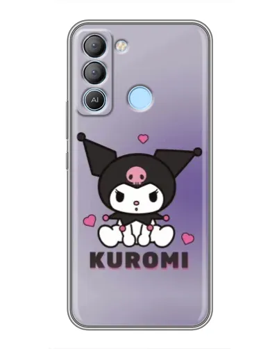 Чохол для TECNO Pop 5 LTE з картинкою «Kuromi — фіолетовий арт» Чохол для TECNO Pop 5 LTE з картинкою «Kuromi — фіолетовий арт»