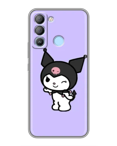 Чохол для TECNO Pop 5 LTE з картинкою «Класична Kuromi» Чохол для TECNO Pop 5 LTE з картинкою «Класична Kuromi»