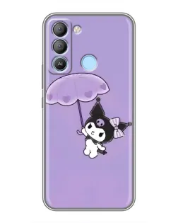 Чохол для TECNO Pop 5 LTE з картинкою «Kuromi з парасолькою»