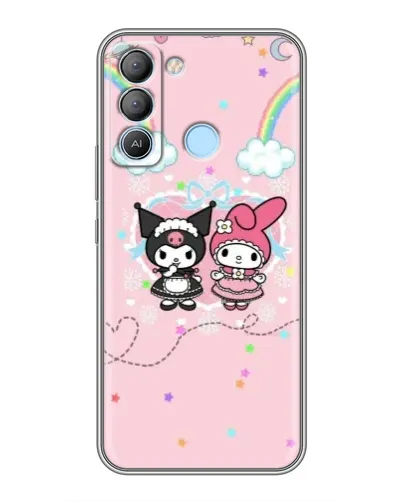 Чохол для TECNO Pop 5 LTE з картинкою «My Melody та Kuromi» Чохол для TECNO Pop 5 LTE з картинкою «My Melody та Kuromi»