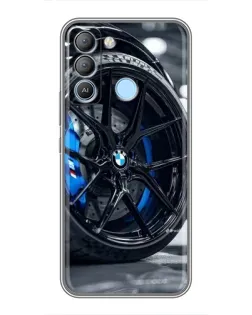 Чохол для TECNO Pop 5 LTE з картинкою «Колесо BMW зблизька»
