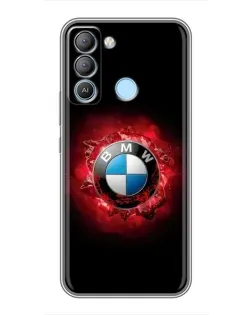 Чохол для TECNO Pop 5 LTE з картинкою «Логотип BMW — спалах»