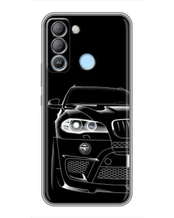 Чохол для TECNO Pop 5 LTE з картинкою «Темний силует BMW»