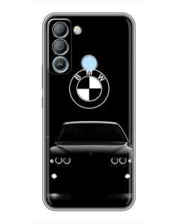 Чохол для TECNO Pop 5 LTE з картинкою «BMW — погляд з темряви»