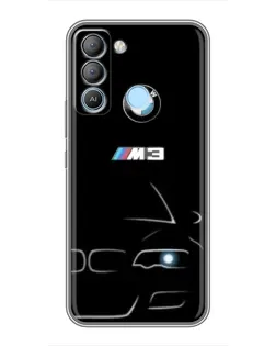 Чохол для TECNO Pop 5 LTE з картинкою «Мінімалістичний принт BMW M3»