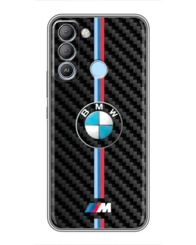 Чохол для TECNO Pop 5 LTE з картинкою «Емблема BMW та карбон» Чохол для TECNO Pop 5 LTE з картинкою «Емблема BMW та карбон»