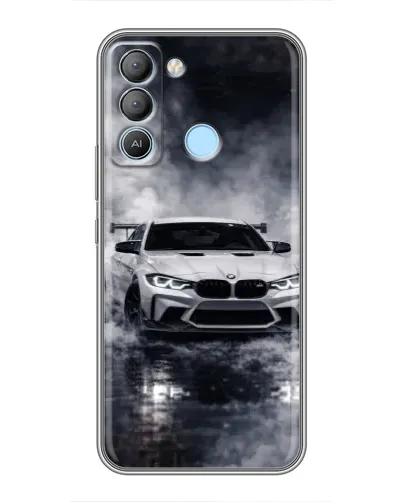 Чохол для TECNO Pop 5 LTE з картинкою «BMW крізь туман» Чохол для TECNO Pop 5 LTE з картинкою «BMW крізь туман»