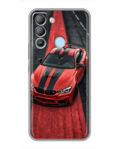 Чохол для TECNO Pop 5 LTE з картинкою «BMW на червоній доріжці» Чохол для TECNO Pop 5 LTE з картинкою «BMW на червоній доріжці»