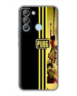 Чохол для TECNO Pop 5 LTE з картинкою «PUBG — камуфляжний шолом»