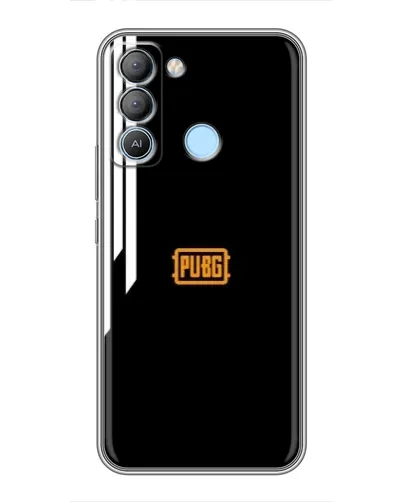 Чехол для TECNO Pop 5 LTE с картинкой «PUBG — вертикальные линии»