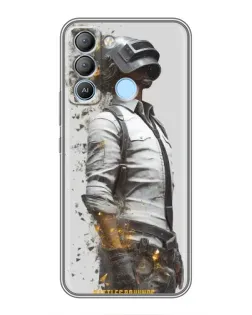 Чохол для TECNO Pop 5 LTE з картинкою «PUBG — боєць у пилу»