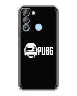 Чехол для TECNO Pop 5 LTE с картинкой «PUBG — классический лого»