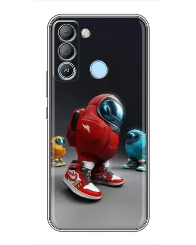 Чехол для TECNO Pop 5 LTE с картинкой «Among Us — 3D стиль» Чехол для TECNO Pop 5 LTE с картинкой «Among Us — 3D стиль»