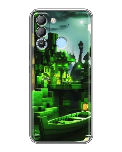 Чехол для TECNO Pop 5 LTE с картинкой «Minecraft лесной пейзаж» Чехол для TECNO Pop 5 LTE с картинкой «Minecraft лесной пейзаж»