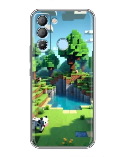 Чехол для TECNO Pop 5 LTE с картинкой «Minecraft летний день» Чехол для TECNO Pop 5 LTE с картинкой «Minecraft летний день»