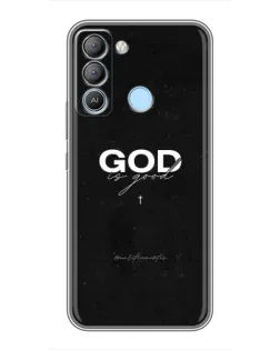 Чохол для TECNO Pop 5 LTE з картинкою «GOD — Бог над усім»