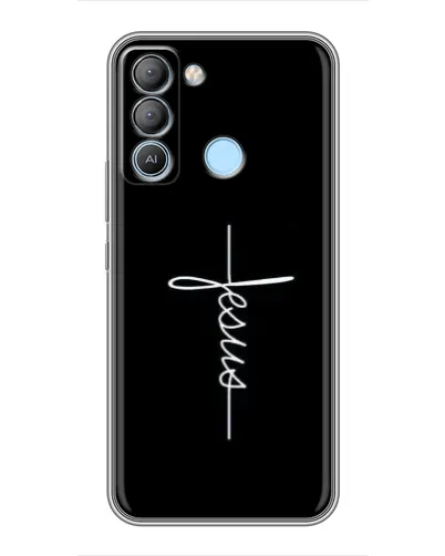 Чехол для TECNO Pop 5 LTE с картинкой «Тонкая линия веры»