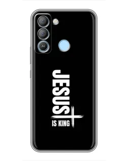 Чохол для TECNO Pop 5 LTE з картинкою «Вертикаль віри Jesus»