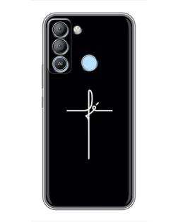Чохол для TECNO Pop 5 LTE з картинкою «Тонкий хрест»