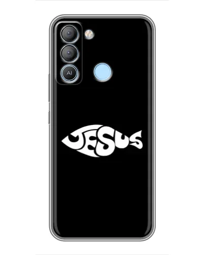 Чохол для TECNO Pop 5 LTE з картинкою «Риба Jesus» Чохол для TECNO Pop 5 LTE з картинкою «Риба Jesus»