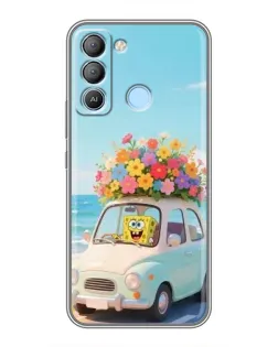 Чехол для TECNO Pop 5 LTE с картинкой «Автомобильное путешествие»