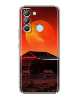Чехол для TECNO Pop 5 LTE с картинкой «Cybertruck на Марсе» Чехол для TECNO Pop 5 LTE с картинкой «Cybertruck на Марсе»