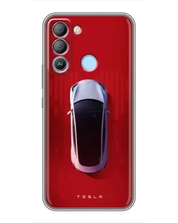 Чехол для TECNO Pop 5 LTE с картинкой «Tesla Top View» Чехол для TECNO Pop 5 LTE с картинкой «Tesla Top View»
